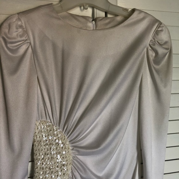 Vintage Formal Polyester Sequined Dress Small - Picture 2 of 6